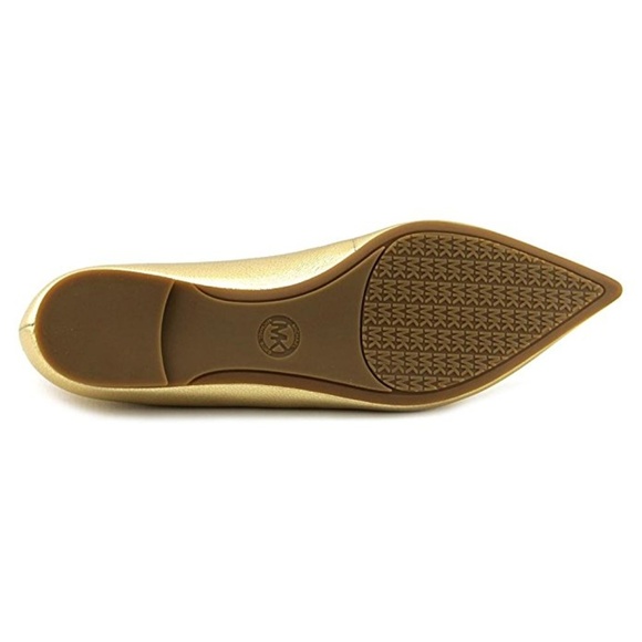Michael Kors Tabby Gold Metallic Ballet Flats - Picture 5 of 5